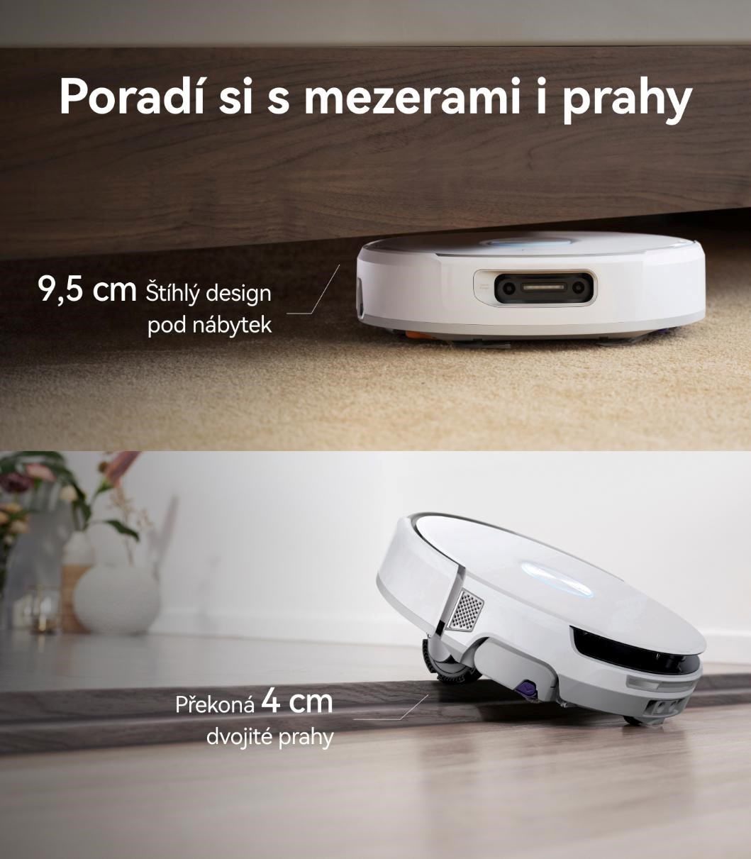 BAZAR - Narwal Flow compact station - AI robotický vysavač s pásovým mopem a samočistící stanicí s napojením na odpad -7 
