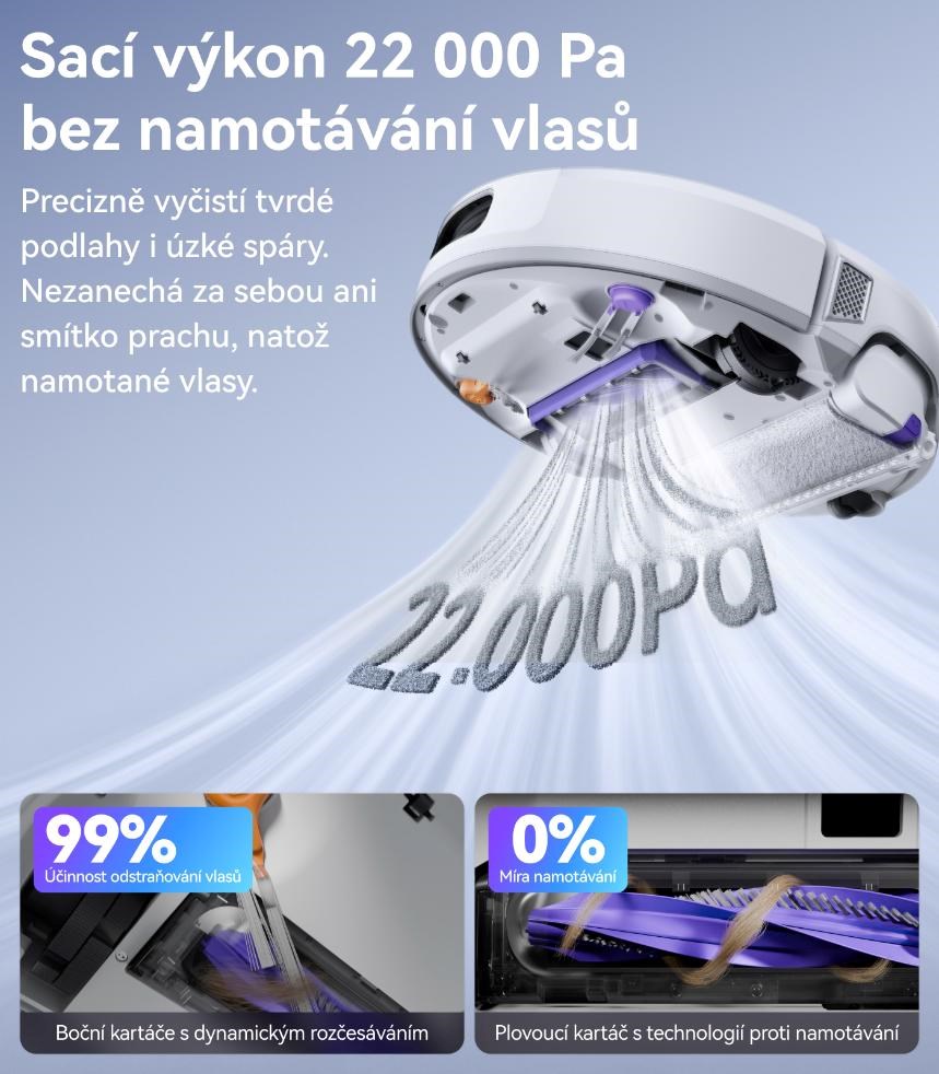 BAZAR - Narwal Flow compact station - AI robotický vysavač s pásovým mopem a samočistící stanicí s napojením na odpad -3 