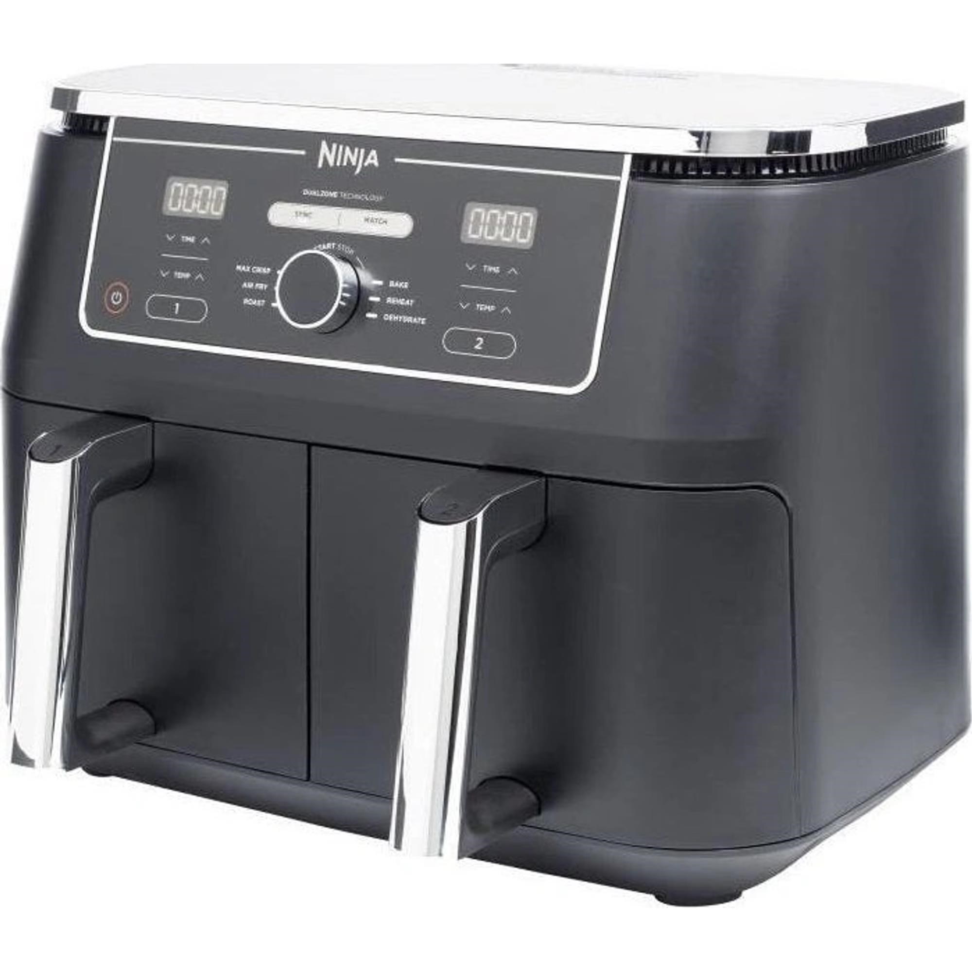 Ninja AF400EU horkovzdušná fritéza,  9, 5 l,  duální zóna,  2470 W,  6 programů,  digitální ovládání1 