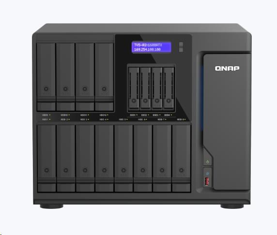 QNAP TVS-AIh1688ATX-U9-32G (Ultra 9, ZFS, 32GB DDR5 ECC RAM, 12x 3, 5
