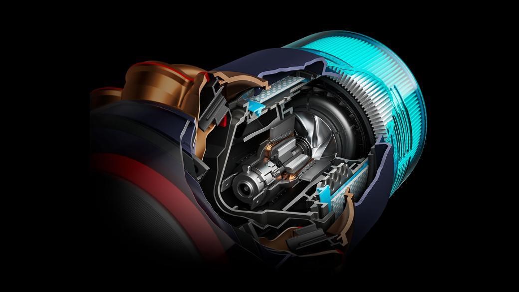 BAZAR - Dyson Gen5detect Absolute pruská modrá/ měděná,  tyčový vysavač,  opraveno,  použito3 