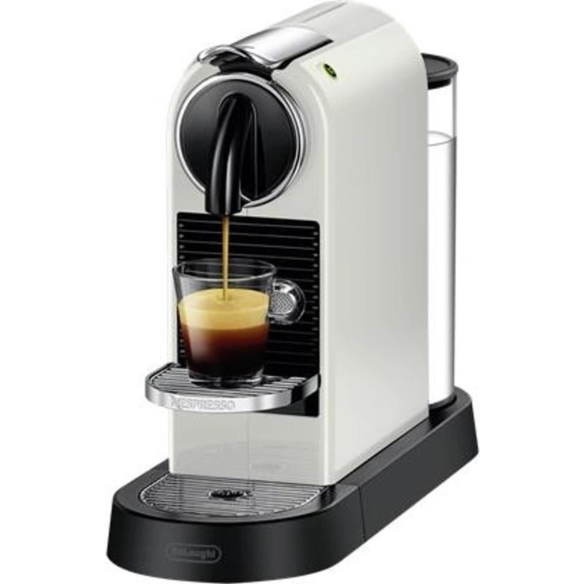 BAZAR - DeLonghi Nespresso Citiz EN 167.W,  kapslový kávovar bílý,  19 bar,  Thermoblock,  1 l nádrž - Poškozený obal (Kompl0 