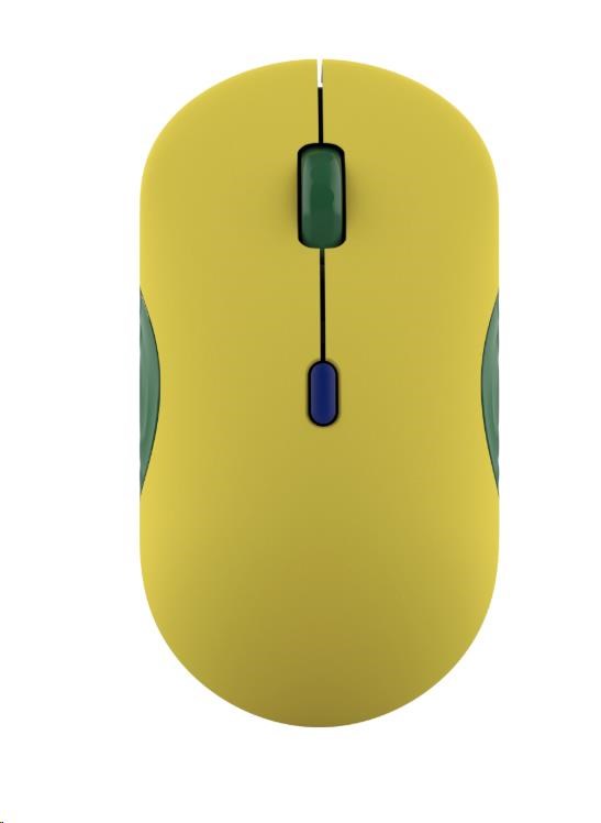 Lenovo 350 Fan edition - Brazília/ Kancelárska/ Optická/ 1 600 DPI/ Bezdrôtové Bluetooth/ Žltá