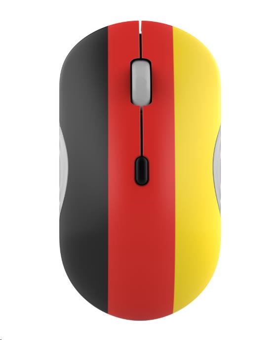Lenovo 350 Fan edition - Nemecko/ Kancelárska/ Optická/ 1 600 DPI/ Bezdrôtové Bluetooth/ Čierna