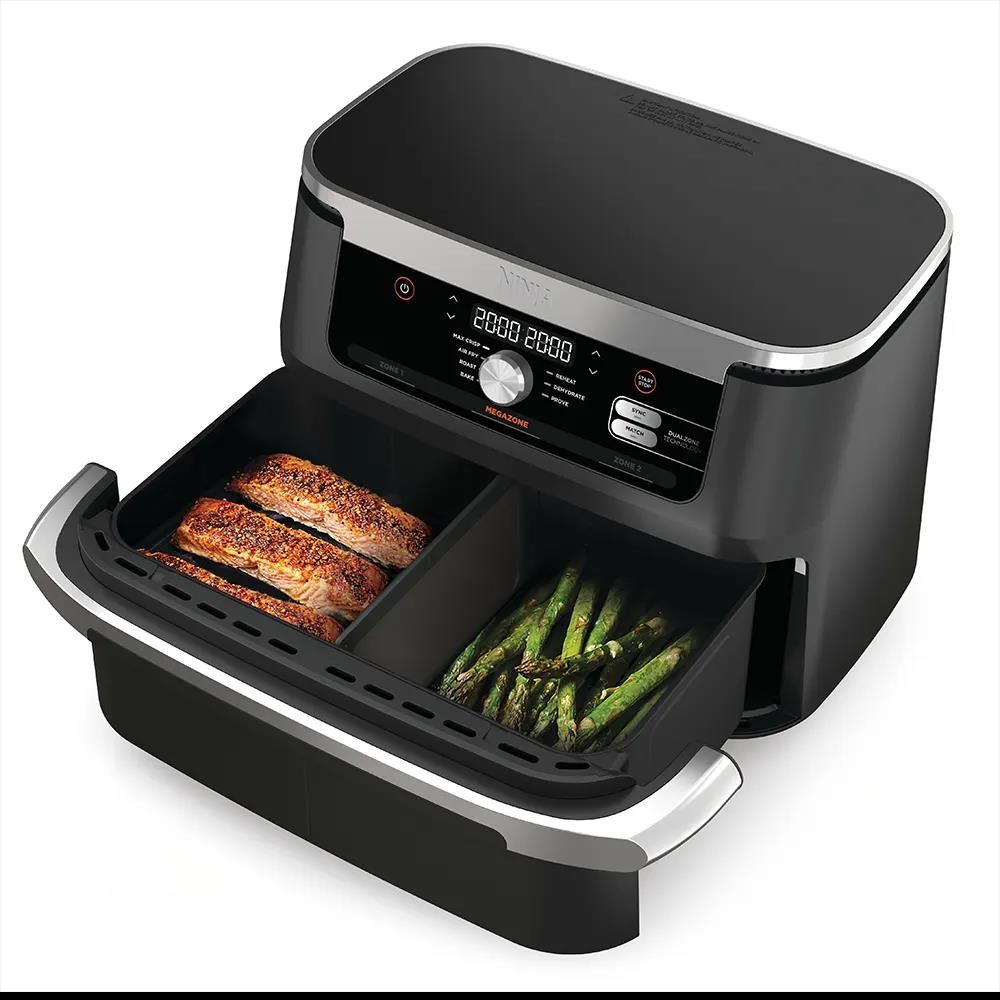 Ninja AF500EU Foodi FlexDrawer horkovzdušná fritéza 10, 4 l,  DualZone,  MegaZone,  7v10 
