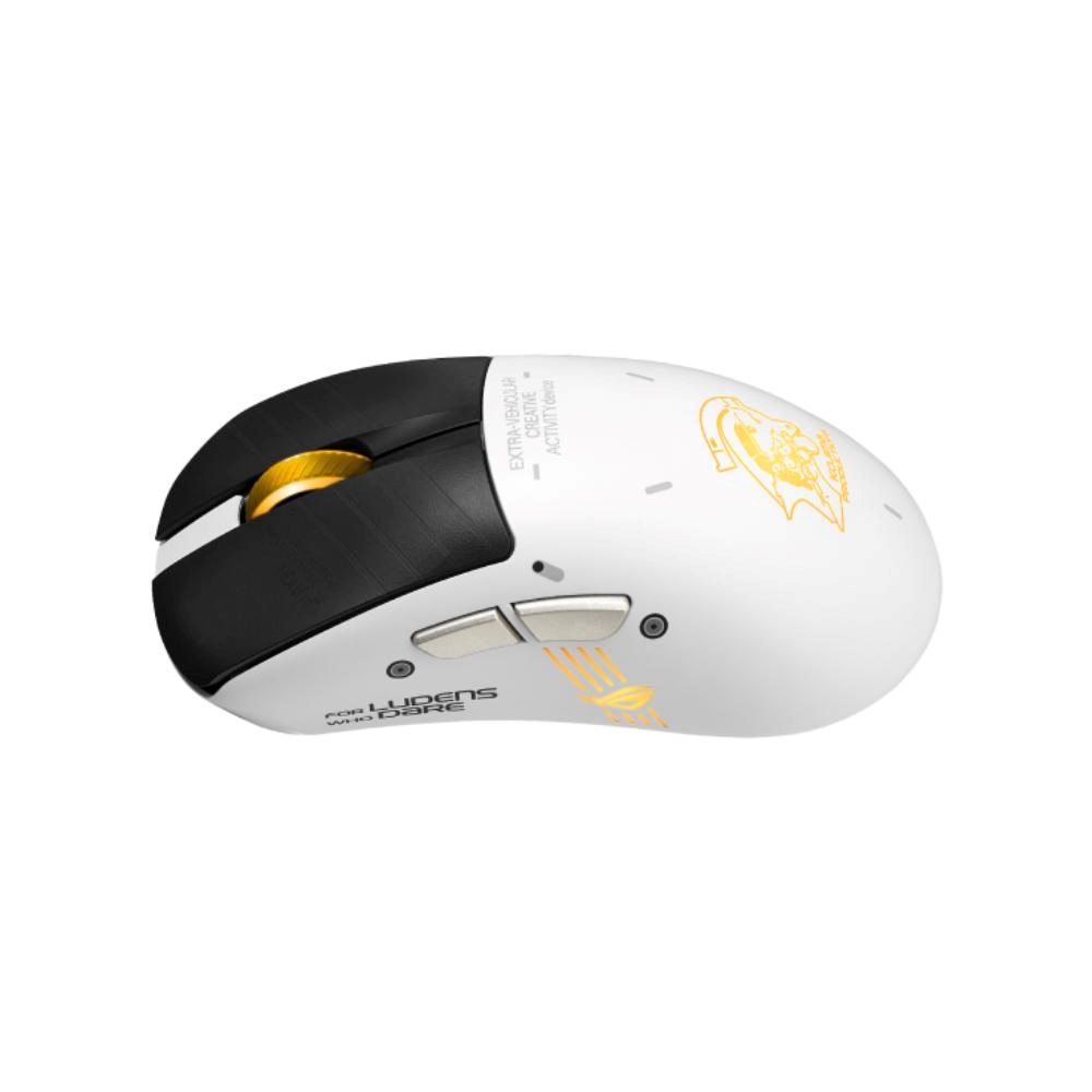 ASUS myš ROG KERIS II ORIGIN-KJP,  Bezdrátová,  ARGB,  bílá5 