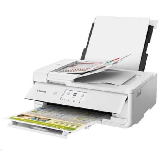 BAZAR - Canon PIXMA Tiskárna TS9551Ca white - barevná,  MF (tisk, kopírka, sken, cloud),  duplex - Rozbaleno (komplet)2 
