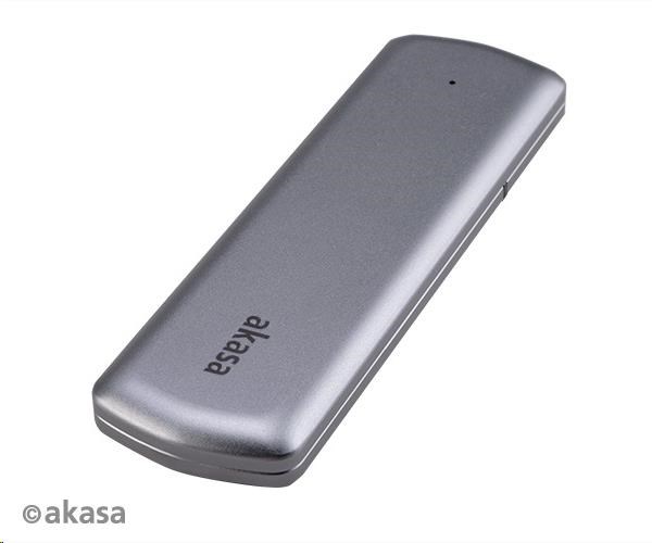 Externý box AKASA pre M.2 disky SSD SATA/ NVMe,  USB 3.2 Gen 2,  10 Gb/ s,  hliník3 