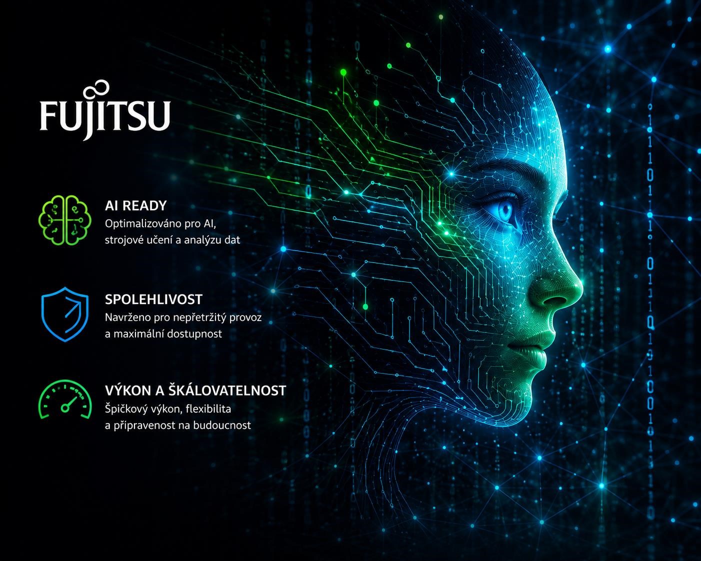 FUJITSU SRV GPU PRIMERGY GX2580 M8s - 2xXeon 6747P 48C 2048GB 8xB300 Blackwell Ultra SXM 2x480GB NVMe RACK 8U /  AI SRV5 