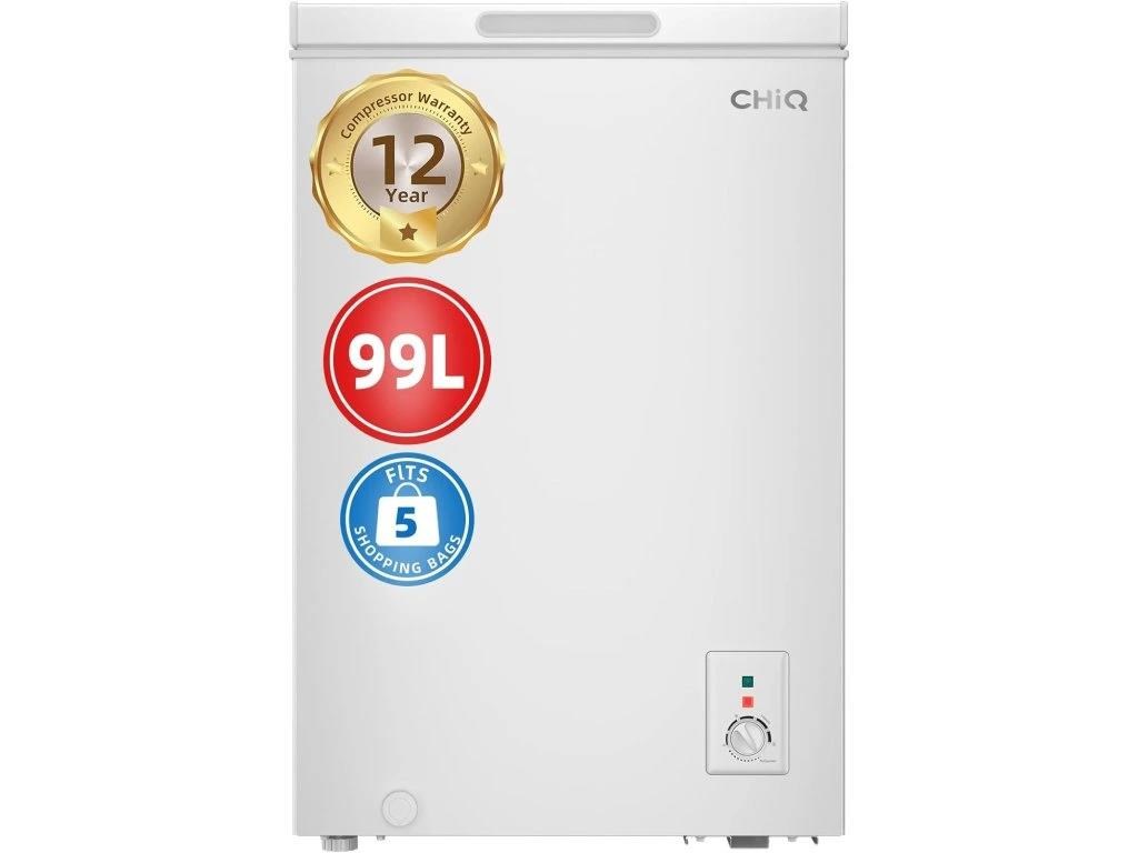 CHiQ FCF98DE pultový mrazák,  99l,  -24 °C do 5 °C (mrazák - lednice),  low frost,  + 12 let záruka na kompresor0 