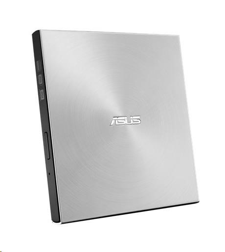 ASUS DVD Writer SDRW-08U7M-U SILVER RETAIL,  externá tenká DVD-RW,  strieborná,  USB1 