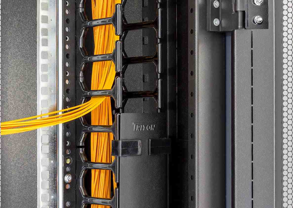 TRITON Vertikálny obkladový panel 10 U,  dvojradový,  pre rozvádzače so šírkou 800 mm zo série RMA,  RZA,  RDA,  RTA,  RYA,  č1 