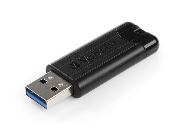 VERBATIM Flash Disk PinStripe USB 3.0,  16 GB - čierna1 