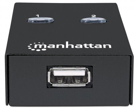 MANHATTAN USB 2.0 přepínač 2:1 (switch,  1 zařízení pro 2 PC)4 