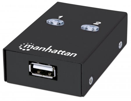 MANHATTAN USB 2.0 přepínač 2:1 (switch,  1 zařízení pro 2 PC)5 