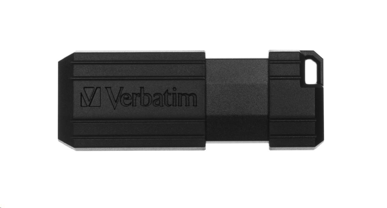 VERBATIM Flash disk 8 GB Store "n" Go PinStripe,  čierny1 