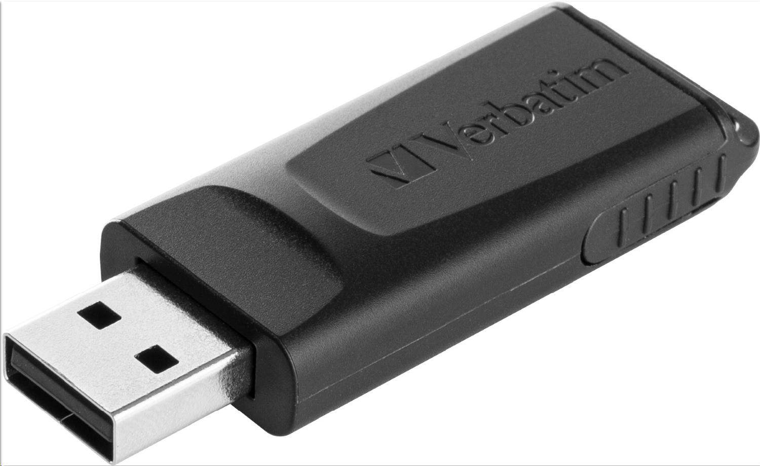 VERBATIM USB Flash disk Store "n" Go SLIDER 16 GB - čierny0 
