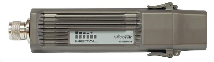 MikroTik RouterBOARD Metal 52 ac,  720MHz CPU,  64MB RAM,  1x LAN,  integ. 2.4/ 5GHz Wi-Fi,  802.11b/ g/ a/ n/ ac,  vrátane. L42 