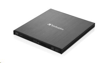 VERBATIM Slimline Blu-ray Rewriter USB 3.0 Bezplatný BR disk 25 GB (CD DVD BD Mdisc)0 
