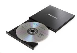 VERBATIM Slimline Blu-ray Rewriter USB 3.0 Bezplatný BR disk 25 GB (CD DVD BD Mdisc)2 