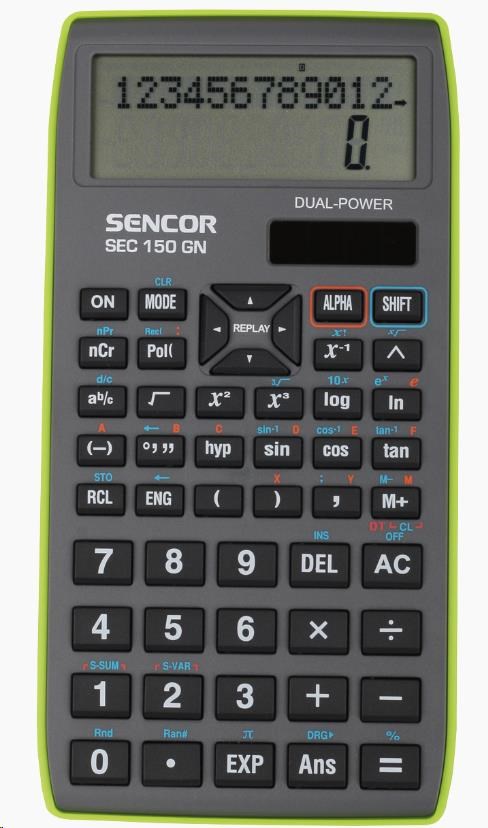 Sencor kalkulačka  SEC 150 GN0 