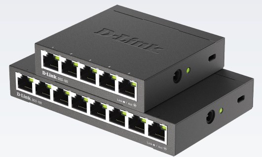 D-Link DGS-105 5-portový gigabitový stolný prepínač s kovovým puzdrom0 