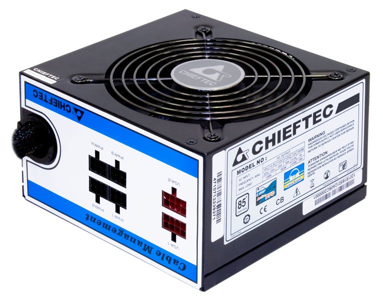 Napájací zdroj CHIEFTEC série A80,  CTG-550C,  550W,  12cm ventilátor,  Active PFC,  modulárny,  maloobchodný predaj,  85+0 