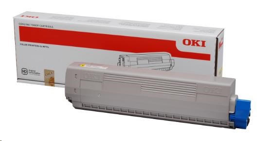 Žltý toner OKI pre C831/ 841 (10 000 strán)0 