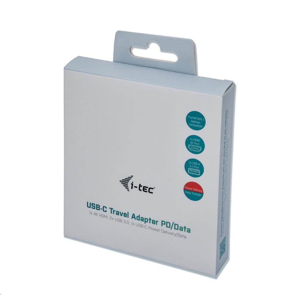 cestovný adaptér iTec USB-C HDMI PD/ Data4 