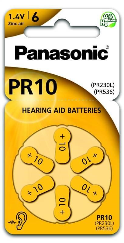 PANASONIC Zinkovzduchová baterie PR-230(10)/ 6LB AAA 1, 2V (Blistr 6ks)0 