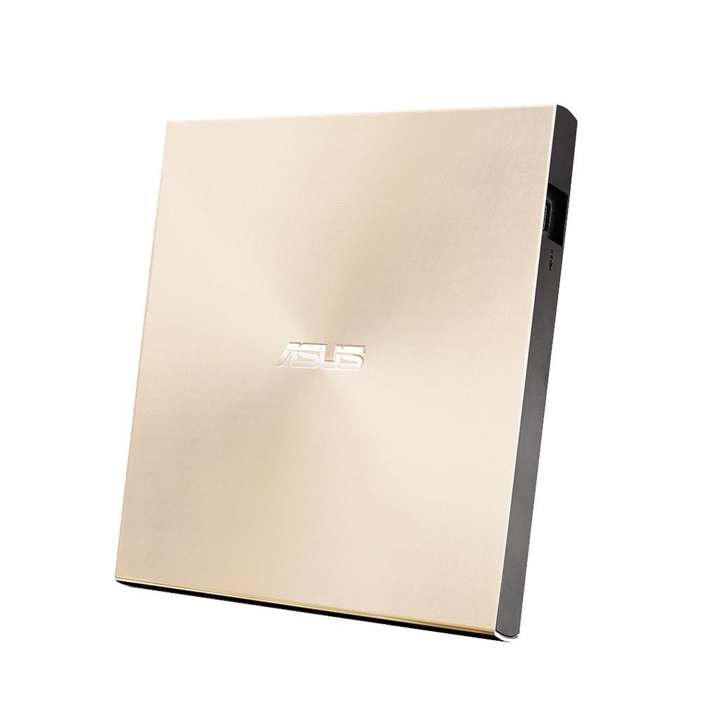 ASUS DVD ZenDrive SDRW-08U9M-U GOLD,  externá tenká DVD-RW,  USB Type-C/ Type-A,  M-DISC1 