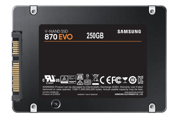 Samsung 870 EVO/ 250GB/ SSD/ 2.5"/ SATA/ 5R1