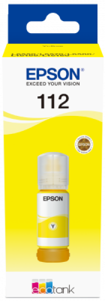 Epson 112 EcoTank Pigment Yellow ink bottle