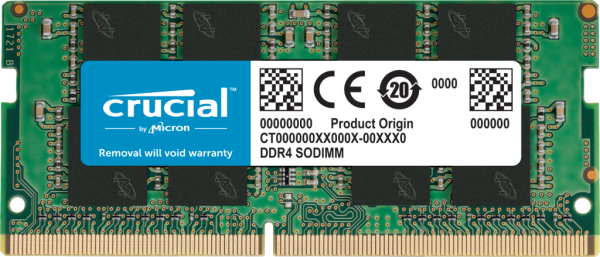 Crucial 8GB SODIMM DDR4 3200 CL22