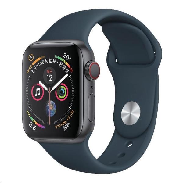 COTECi silikonový sportovní náramek pro Apple watch 42 /  44 mm tmavě zelený
