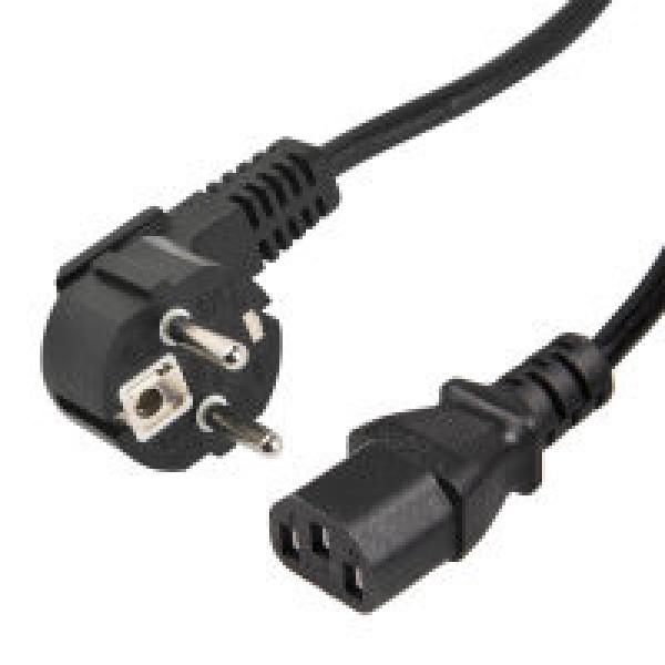 Kábel sieťový PC k AC adaptéru 3 žilový 230V - 1m
