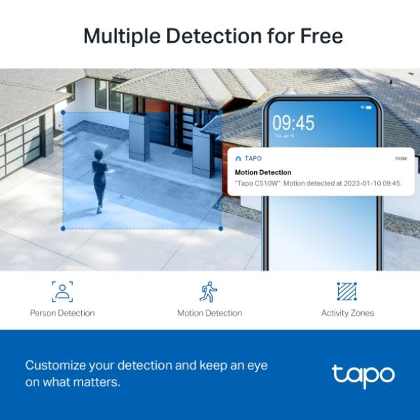 Tapo C510W Outdoor Pan/ Tilt Security WiFi Camera4