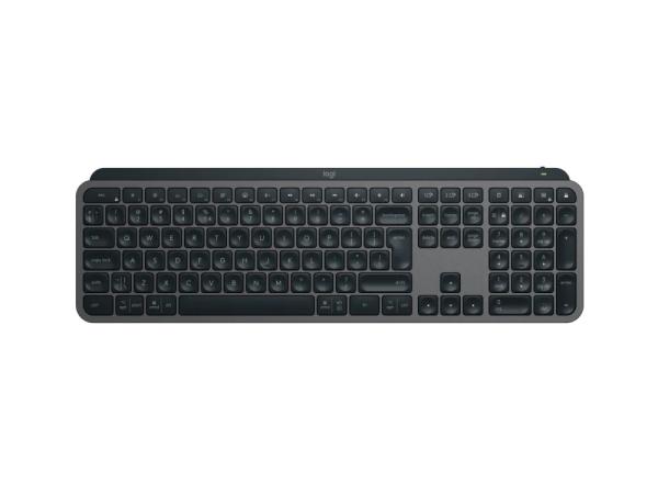 Logitech MX KEYS S/ Bezdrôtová USB + Bluetooth/ CZ- SK layout/ Grafitová