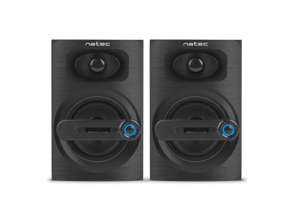 Natec reproduktory COUGAR/ Stereo/ 6W/ Čierna