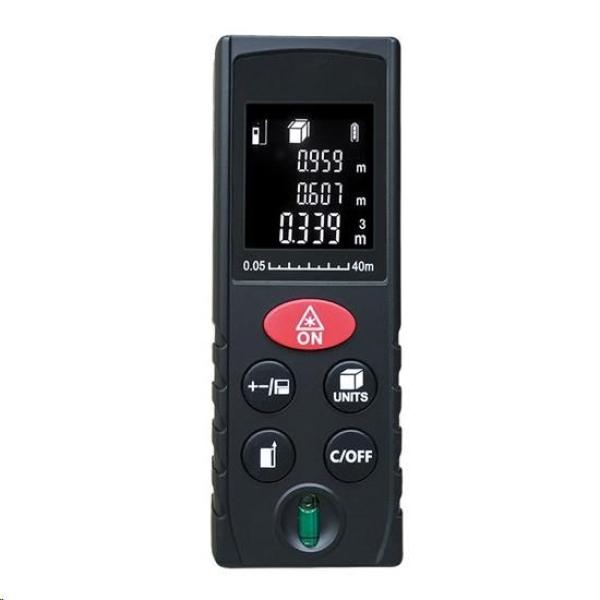 Solight laserový měřič vzdálenosti,  0, 05 - 40m