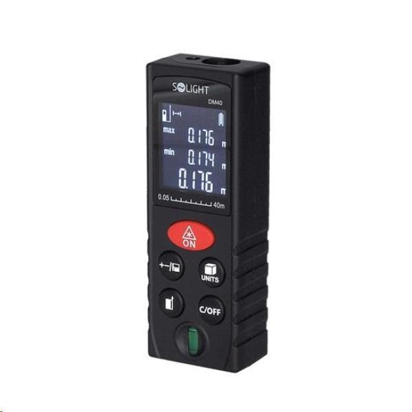Solight laserový měřič vzdálenosti,  0, 05 - 40m2