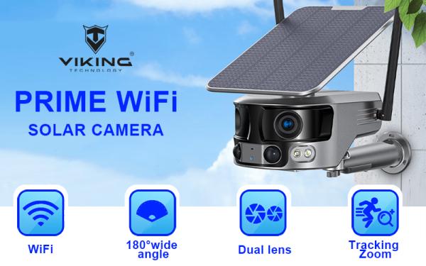 Solárna kamera Viking PRIME-WiFi/ 18000mAh/ farebné nočné videnie/ IP66/ aplikácia/ Android/ iOS6