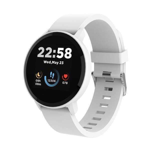Canyon Lollypop SW-63, smart hodinky, BT, fareb. LCD displej 1.3´´, vodotes. IP68, multišport. režim, biele0