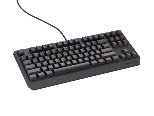 Herná klávesnica Genesis THOR 230/ TKL/ RGB/ Outemu Red/ Drôtové USB-A/ CZ- SK layout/ Čierna12