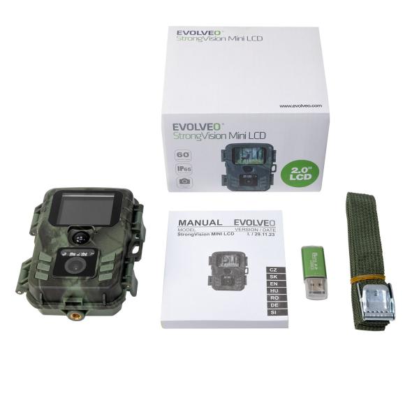 EVOLVEO StrongVision Mini LCD, fotopasca & časozberná kamera6