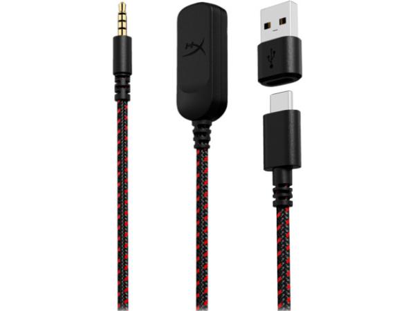 HyperX Cloud III/ ANC/ Jack/ Čierna-červená5