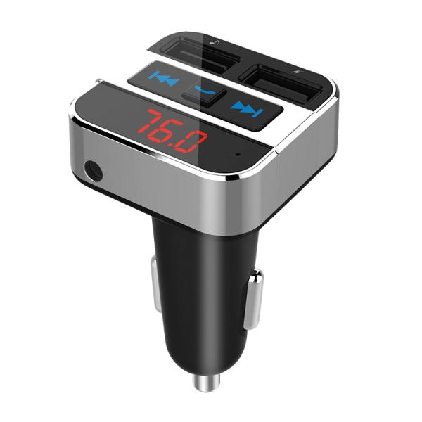 Solight FM transmitter s bluetooth připojením do auta,  2x USB + handsfree