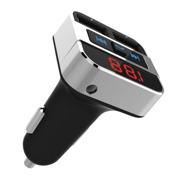Solight FM transmitter s bluetooth připojením do auta,  2x USB + handsfree1