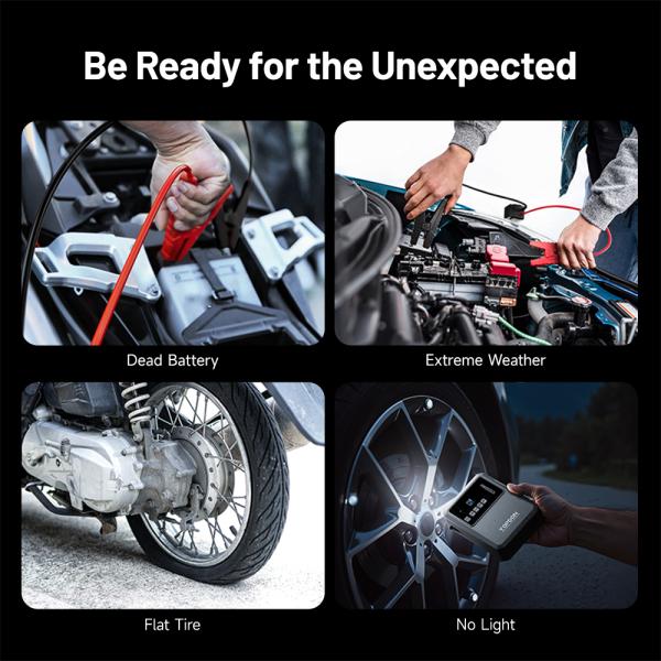 TOPDON Car Jump Starter Jump Surge V1200air/ 10000mAh/ 1200A/ 6, 0l benzín/ 4, 5l nafta0