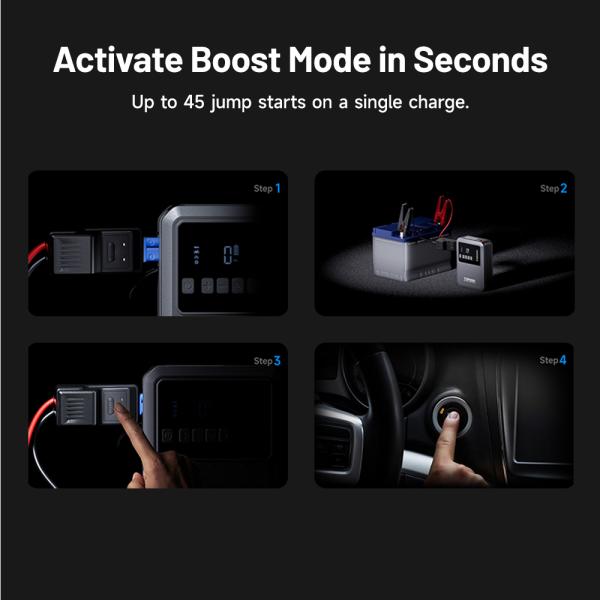 TOPDON Car Jump Starter Jump Surge V1200air/ 10000mAh/ 1200A/ 6, 0l benzín/ 4, 5l nafta11